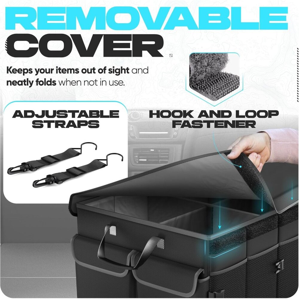 Trunk Organizer For SUV Car Trunk Organizer, Foldable Storage, Car Accessories f - Picture 5 of 7